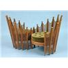 Image 1 : A ROSEWOOD LOVE SEAT BY STUART DEVLIN (b.1931