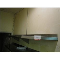 SS Wall Shelf w/ Angled Corners