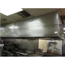 SS 17" Exhaust Hood w/ Air Ducts