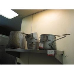 Large Stock Pot & 9 Quart Sauce Pans