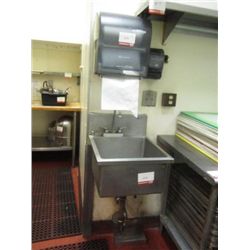 S.S. Hand Sink w/ Paper Towel Dispenser