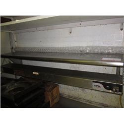 APW Warming Light w/ S.S. Shelf