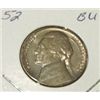 Image 1 : 1952 JEFFERSON NICKEL KEY DATE RED BOOK VALUE IS $3.00 *RARE BU HIGH GRADE*!!