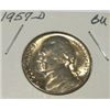 Image 1 : 1957-D JEFFERSON NICKEL *RARE BU UNC HIGH GRADE*!!