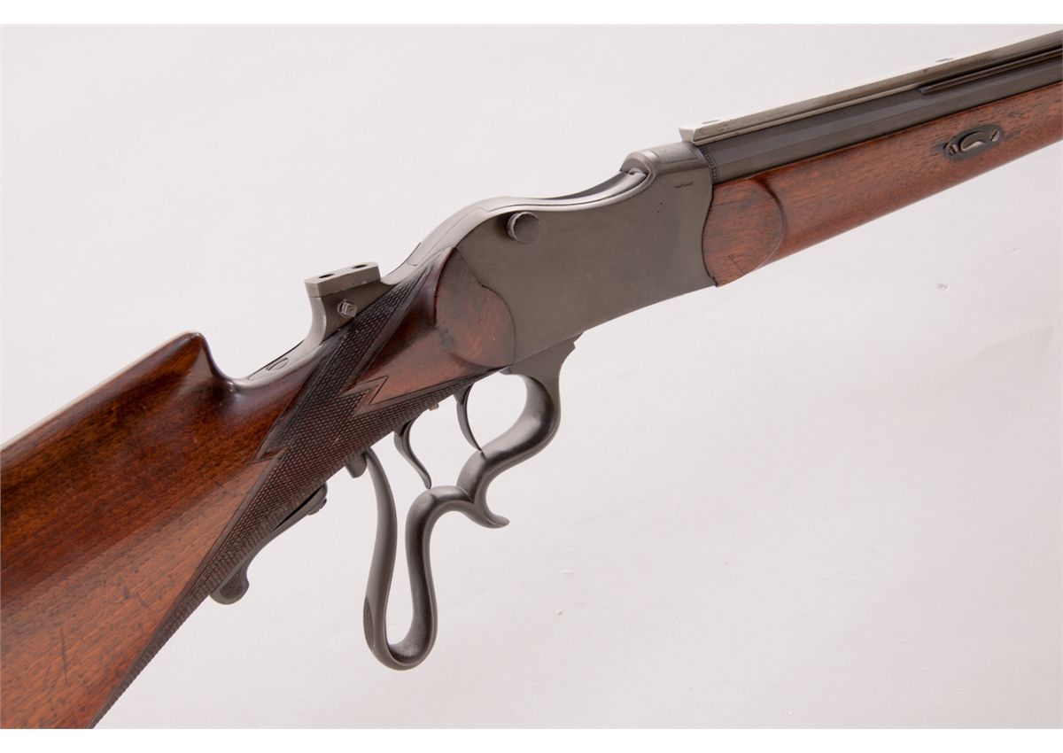 Unmarked German Falling Block Schutzen Rifle