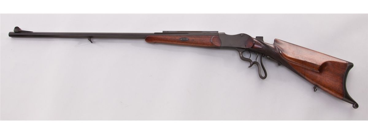 Unmarked German Falling Block Schutzen Rifle