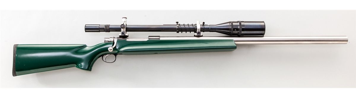 Custom Heavy-Barreled Benchrest Bolt Action Rifle