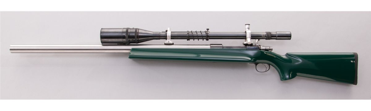 Custom Heavy-Barreled Benchrest Bolt Action Rifle
