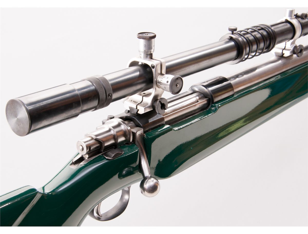 Custom Heavy-Barreled Benchrest Bolt Action Rifle