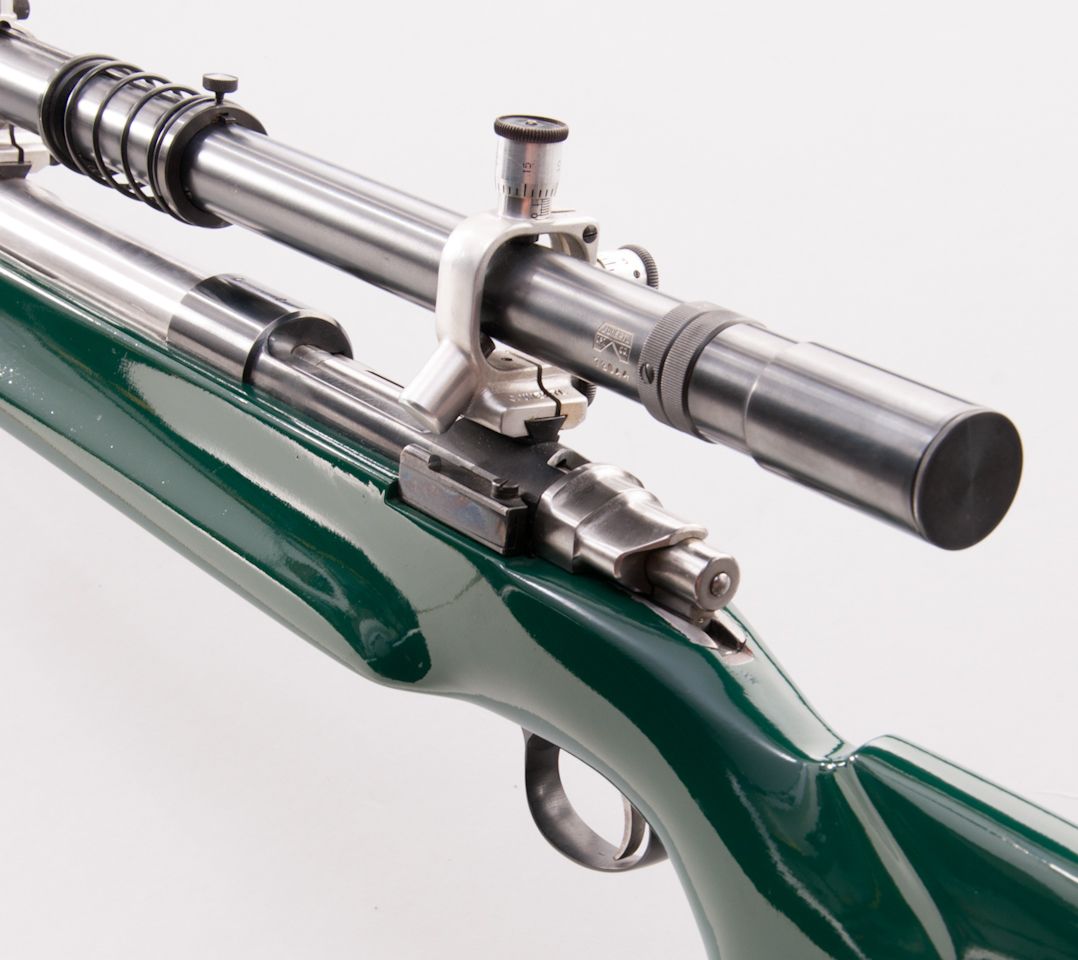 Custom Heavy-Barreled Benchrest Bolt Action Rifle