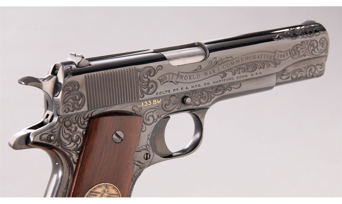 Alvin White Factory Engraved Deluxe Belleau Wood Commemorative Semi