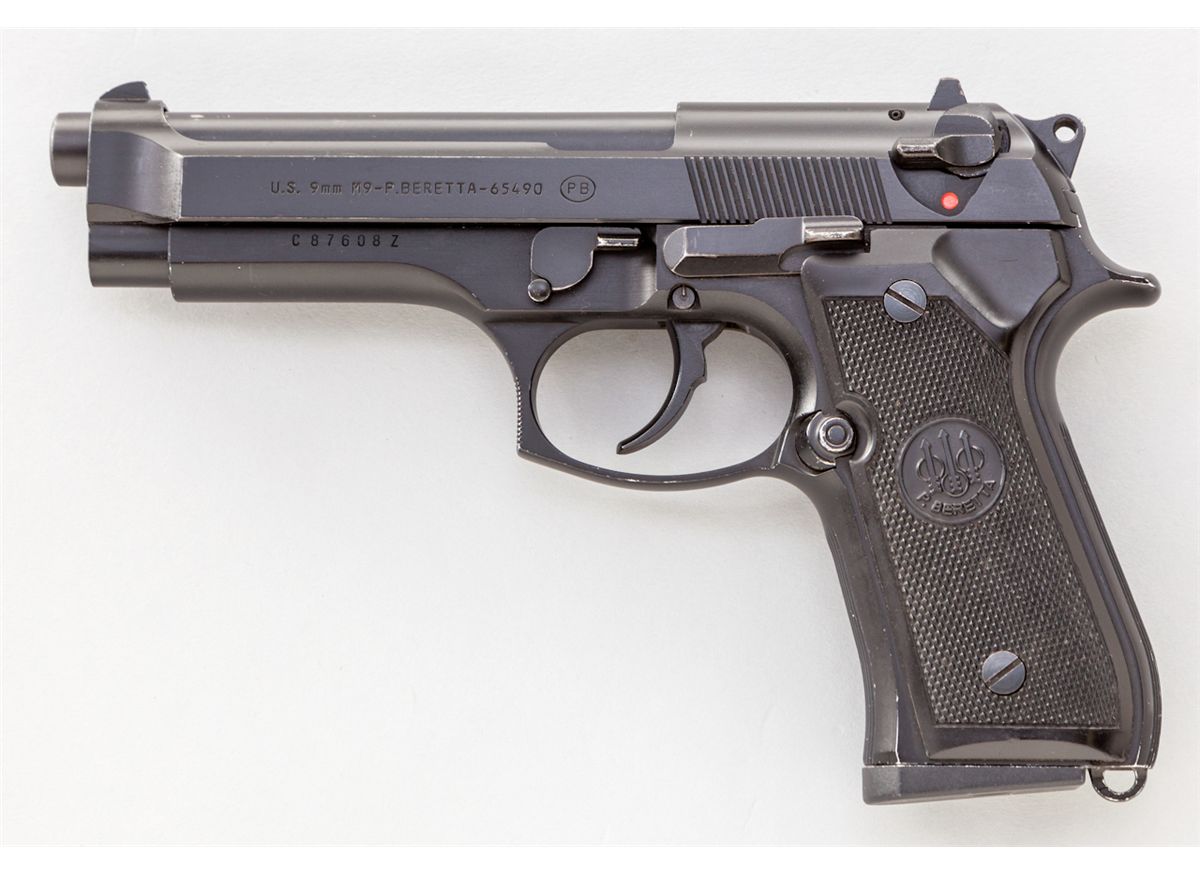 Beretta Model 92 SemiAutomatic Pistol with M9 Slide