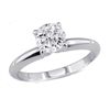 Image 1 : 0.25 ct Round cut Diamond Solitaire Ring, G-H, SI2