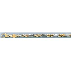 FIGAROPE (ITALY) 5.0mm 22in. 62.6 grs 14kt 2tone Gold