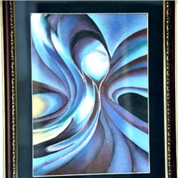 2D Modern Art Gemstone Painting size 17in.x21in.