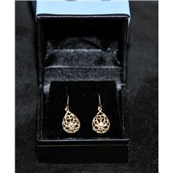 10k gold french hook earrings