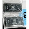 Image 1 : 4x US mint zinc bars