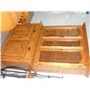 Image 2 : 9pc maple dining room suite;