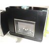 Image 1 : Black contemporary modern fireplace mantel with