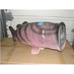 Fish shaped mail box