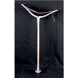 Vintage Seat Cane Folding Walking Stick 1920s-30s