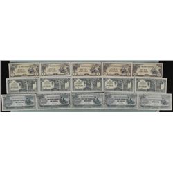 3 Sets 5 Each WWII Japan Occupational Currency Hi Grade