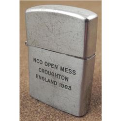 VIETNAM ERA LIGHTER NCO OPEN MESS CROUGHTON ENGLAND