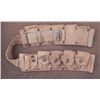 Image 1 : ORIG WWI 10 POUCH AMMO BELT-MKD "AS5" BRASS W/CANVAS