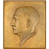 Image 1 : ORIGINAL NAZI PERIOD PLAQUE OF ADOLF HITLER IN RELIEF