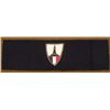 Image 1 : WWII NAZI VETERAN'S ARMBAND ORIG-QUALITY BLACK WOOL