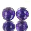 Image 1 : 13.4ct Faceted Uruguay Purple Amethyst Round Bead Parcel (GEM-47143)