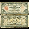 Image 1 : 1942 WW2 Guerrilla Rebel Philippines 2P Note Mindinao (CUR-07222)