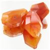 Image 1 : 195ct Carnelian Faceted Beads Parcel (GEM-49610)