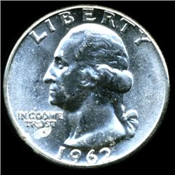 1962 Washington 25c MS65 (COI-12346)