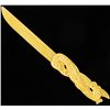 Image 1 : Carved Peacock Bone Dagger (CLB-1118)