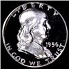 Image 1 : 1956 Franklin Proof Half PR64DCAM (COI-10982)