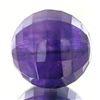Image 1 : 10.51ct Faceted Uruguay Purple Amethyst Round Bead (GEM-48255)