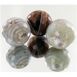 305ct Large Rainbow Agate Beads Parcel (GEM-49588)