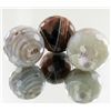 Image 1 : 305ct Large Rainbow Agate Beads Parcel (GEM-49588)