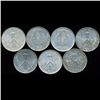 Image 2 : 1950/52A East Germany 1pf AU 7Pcs. (COI-9786)