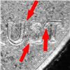 Image 1 : 1966 JFK Half AU Double Die (COI-10913)