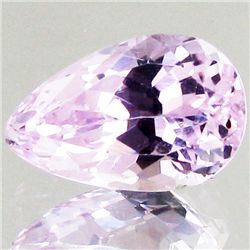 6.9ct Hot Pink Kunzite Pear (GEM-43334)