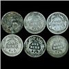 Image 2 : 1898P/O/S Barber 10c Circulated 6pcs (COI-12473)