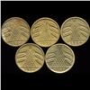 Image 1 : 1924A/D/E/J Germany 5pf XF 5Pcs (COI-9831)