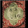 Image 1 : 1892 Britain 4.5p Victoria Stamp (STM-0766)
