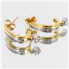 Image 2 : 15.6twc Diamond 10k Gold Earrings (JEW-3391)