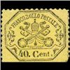 Image 1 : 1868 Papal States 40c Stamp MINT NG (STM-1097)