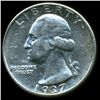 Image 1 : 1937S Washington 25c XF/AU (COI-10677)