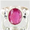 Image 1 : 33twc Ruby Sterling Ring (JEW-4109A)