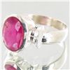 Image 2 : 33twc Ruby Sterling Ring (JEW-4109A)